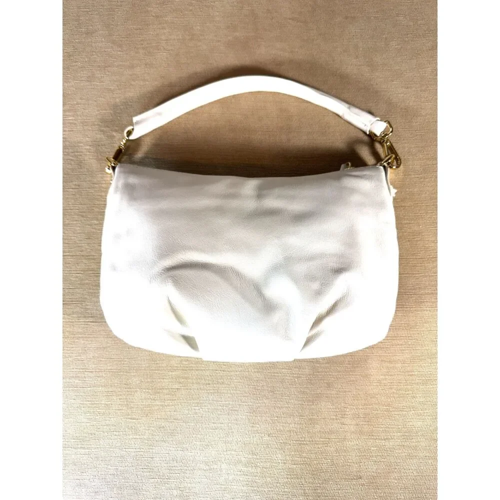 Mark and Graham Leather purse with two handles, Shoulder and Crossbody style